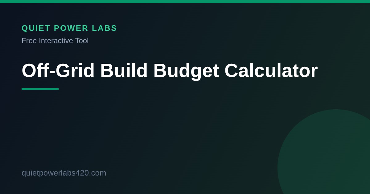 Budget calculator og