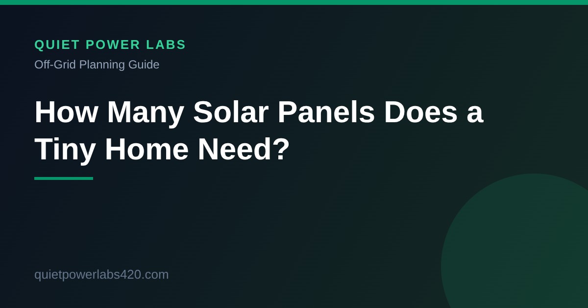 Solar panels tiny home og
